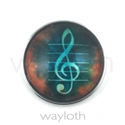 Snap Button Glas 20mm